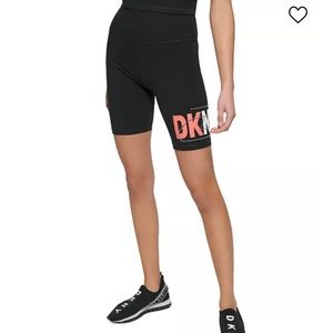 Brand new DKNY Rhinestone Logo Bike Shorts